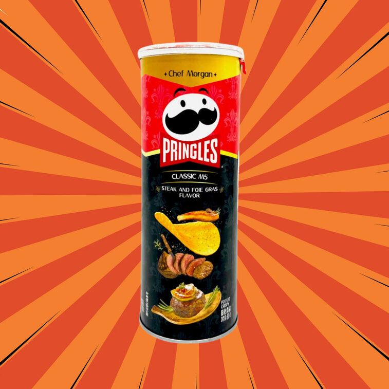 PRINGLES STEAK & FOIE GRAS FLAVOR